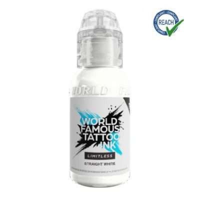 World Famous Limitless 30ml - Straight White World Famous Tattoo Ink