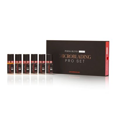 Perma Blend Luxe PMU Ink - Microblading Pro Set - 6x 10ml Perma Blend Luxe