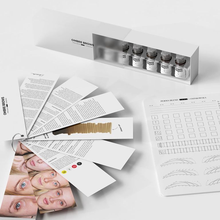 Perma Blend Luxe PMU Ink - Paulina Osinkowska OMBRE BROWS Set - 6 x 15 ml