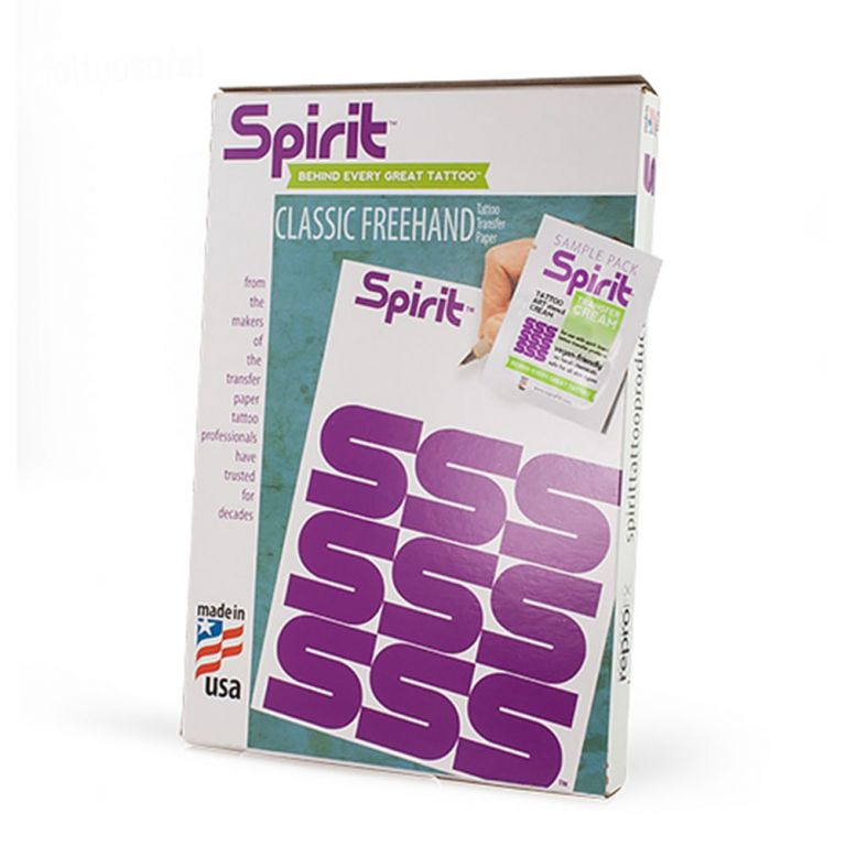 Carta Ectografica Stencil Spirit a Mano