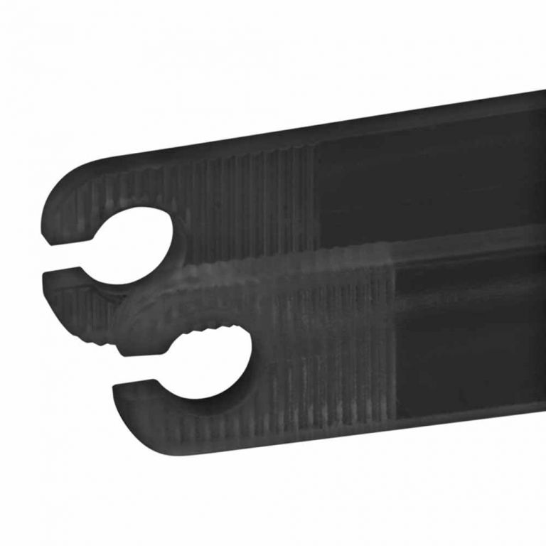 PINZA MONOUSO SNAPTILE OVAL BLACK 100pz
