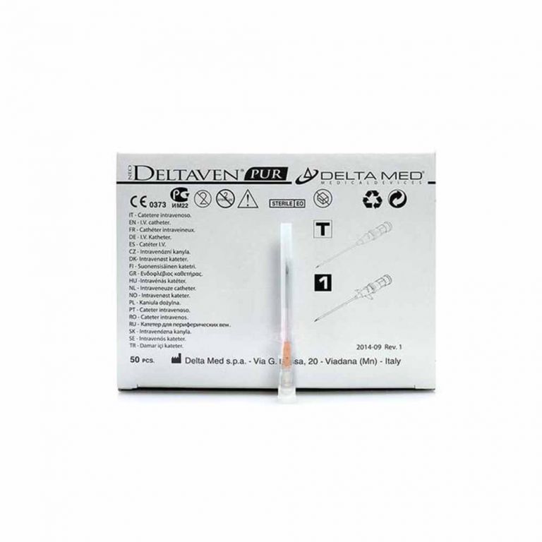 AGHI CANULA 14G ARANCIO DELTAMED