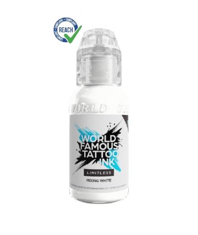 World Famous Limitless 30ml - Mixing White World Famous Tattoo Ink